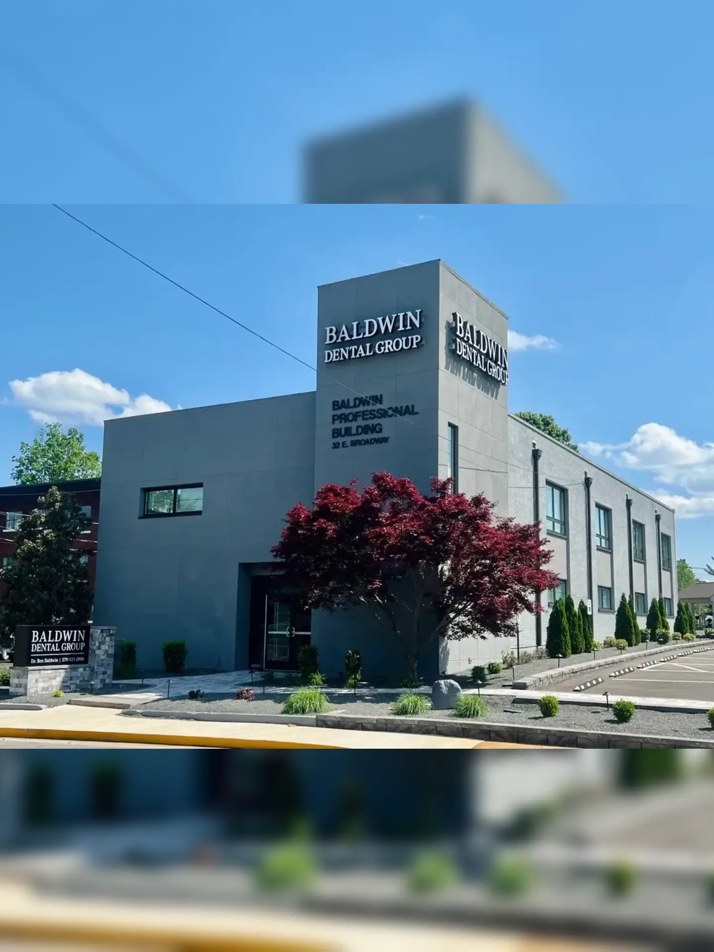 Baldwin Professional Building under blue sky